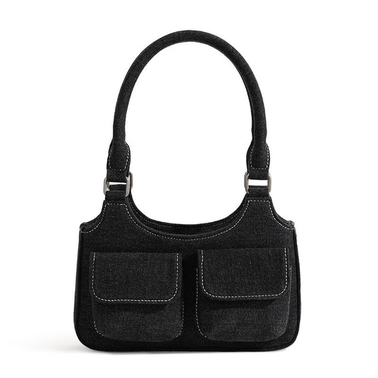 Black Denim mini Bag