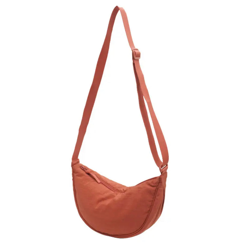 Orange Nylon Crossbody bag