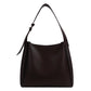 Coffee Large Leather Tote Bag
