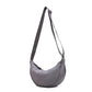 Grey Nylon Crossbody Bag