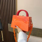 Orange Top Handle bag