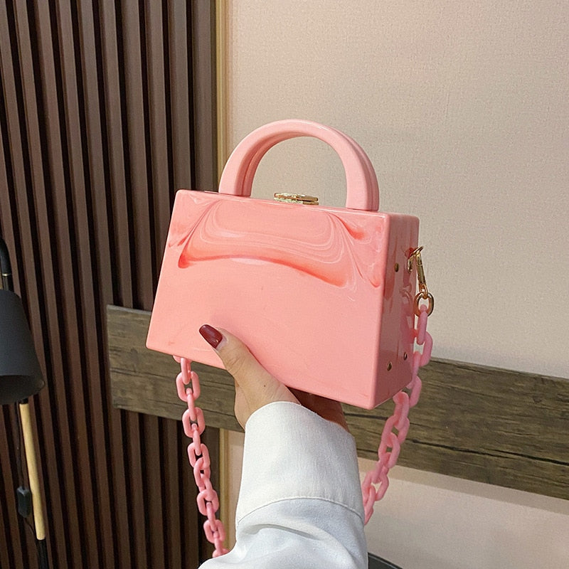 Pink Top handle bag
