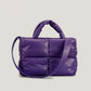 Purple Padded Tote Bag