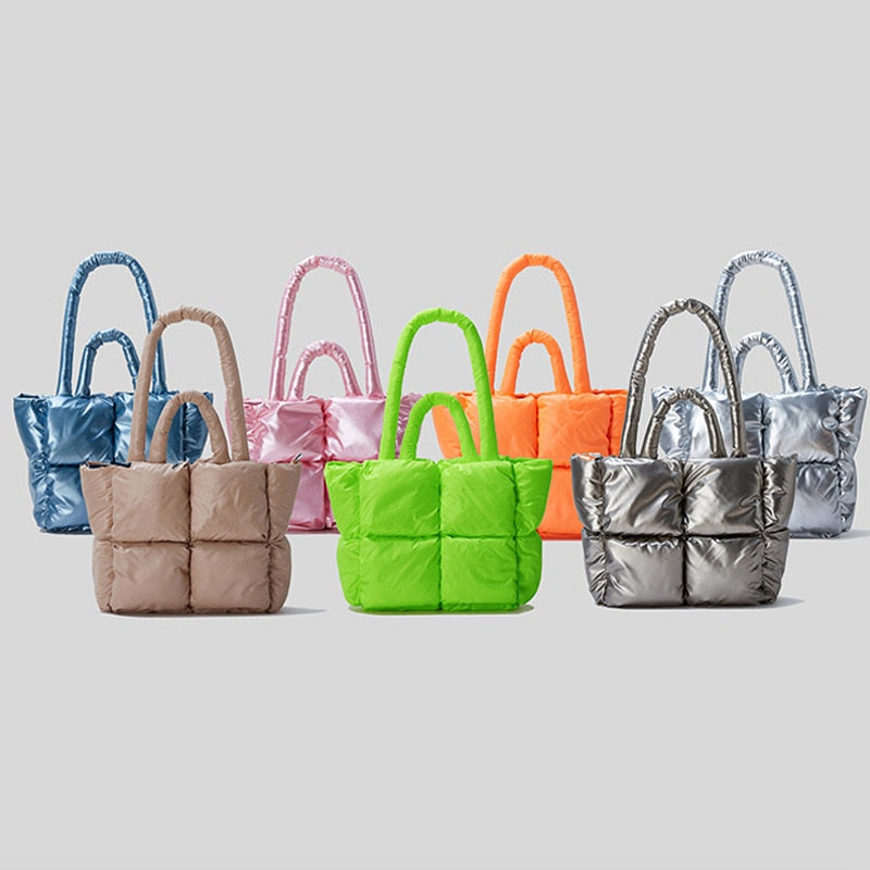 Puffer Quilted Tote Bag
