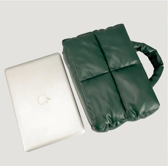 Green Laptop Tote Bag